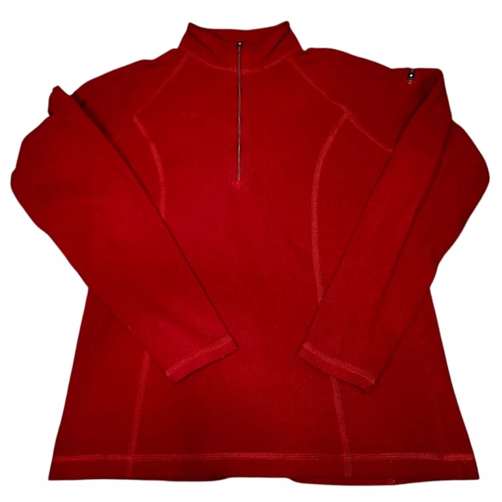 LL Bean Women 1/4 Zip Pullover Fleece Sweater Sweatshirt Size XS